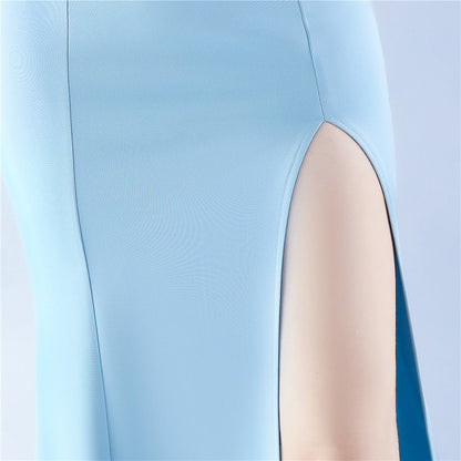 Exhibition and Wedding Evening Formal Gown