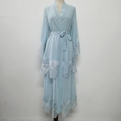 1pcs Lace Embroidery Double-Layer Cardigan