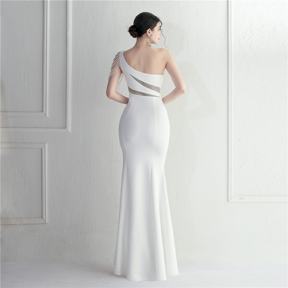 One Shoulder Long Formal Dress