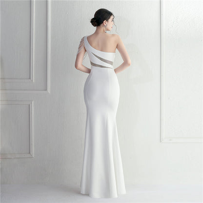 One Shoulder Long Formal Dress