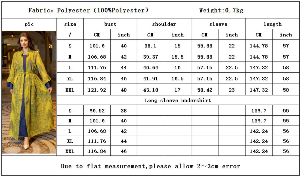 2 Pcs Suit Middle East Evening Dress Cross-border Muslim Lady Lotus Leaf Sleeve New Dress Abaya Robe