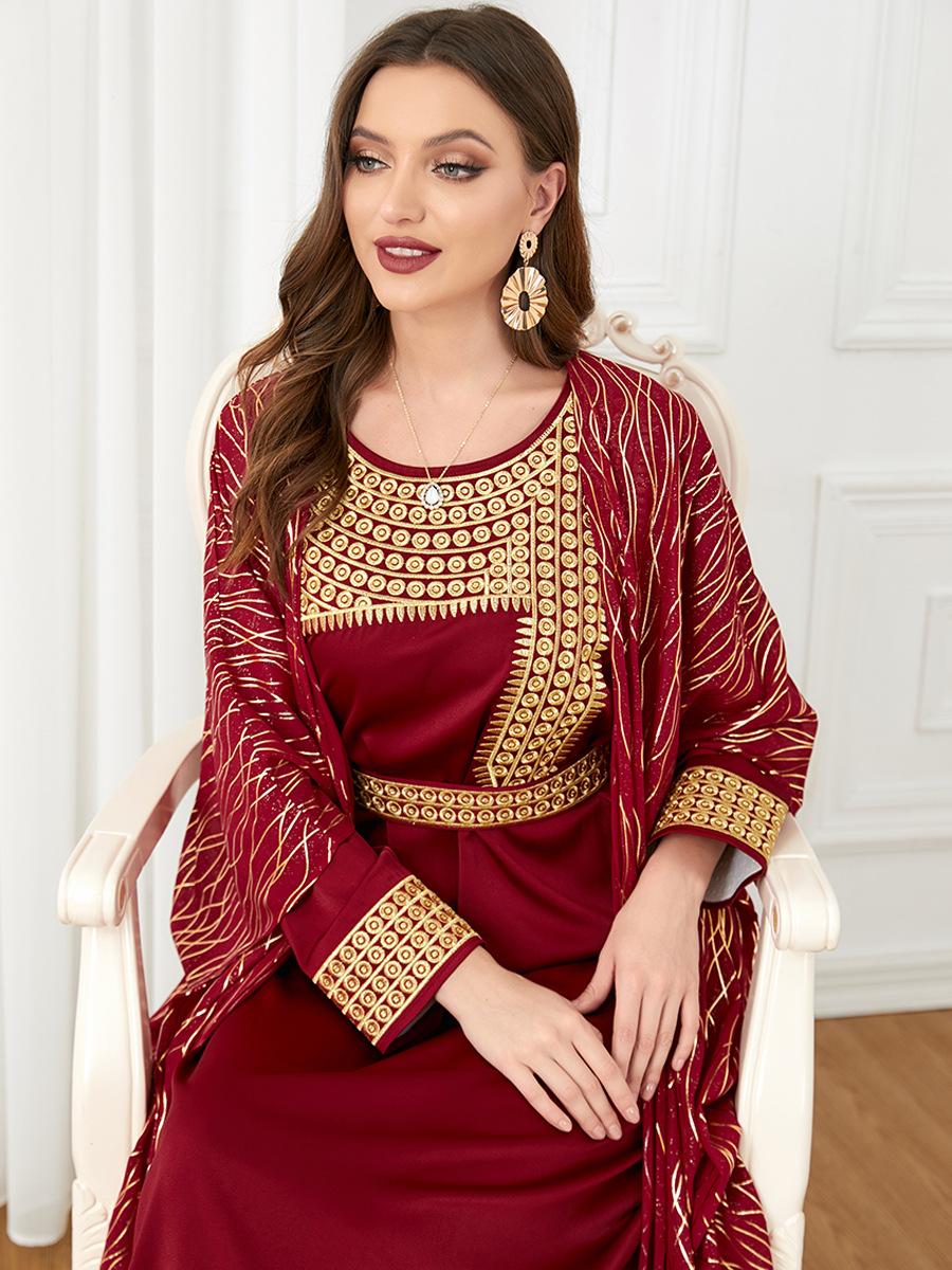 2pcs Inner Dress  with Cardigan