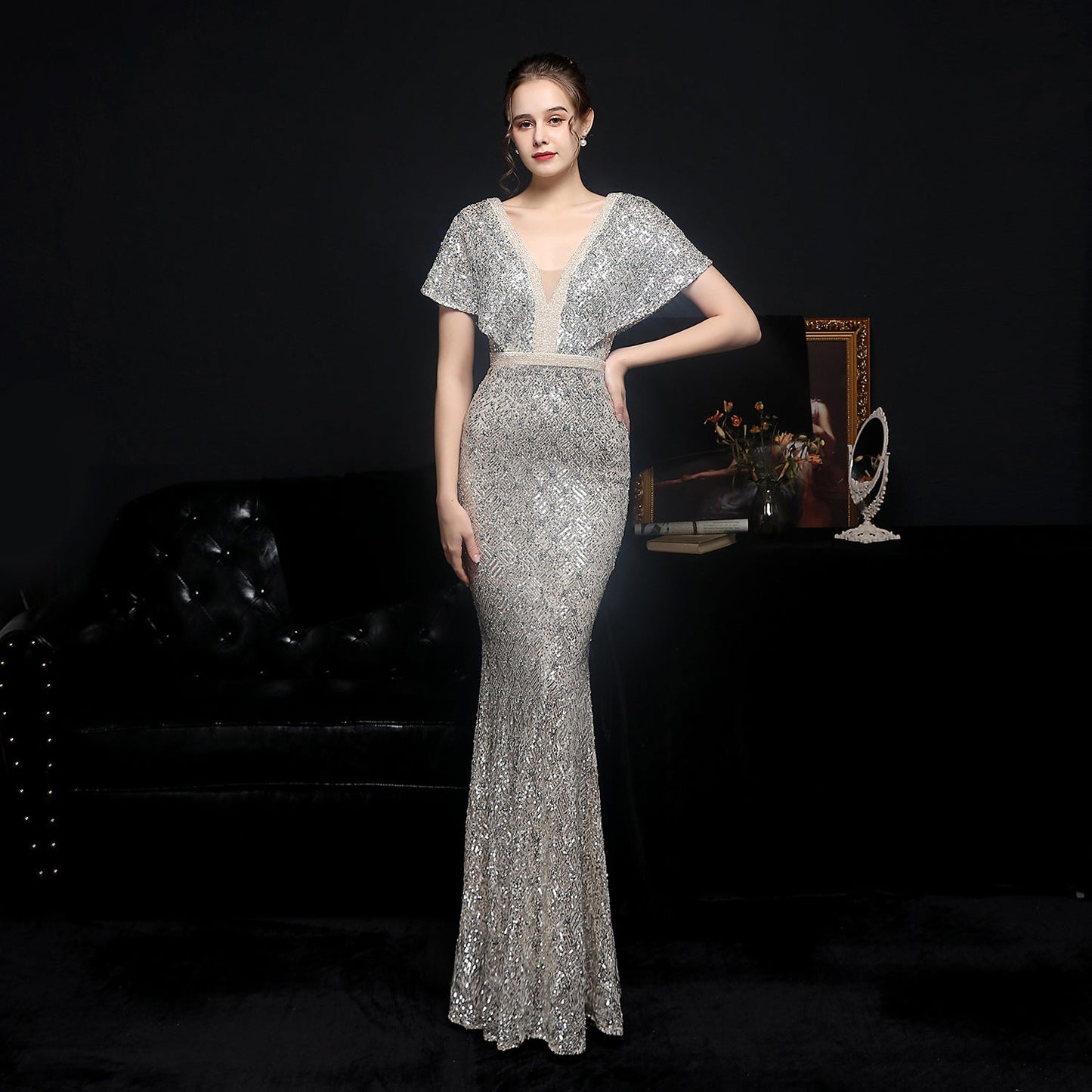 Beaded Formal Dress
