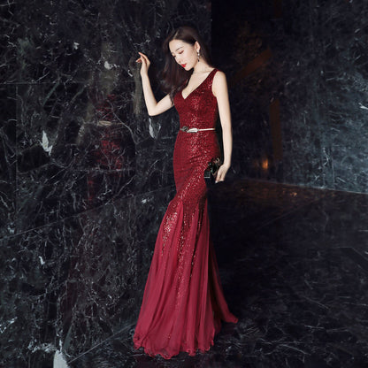 Long Sequin Formal Dress