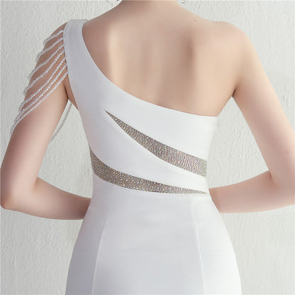 One Shoulder Long Formal Dress