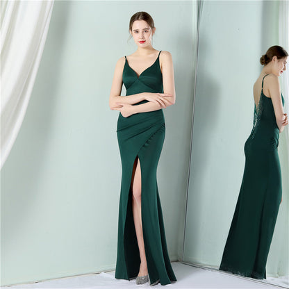 Long Halter Formal Dress