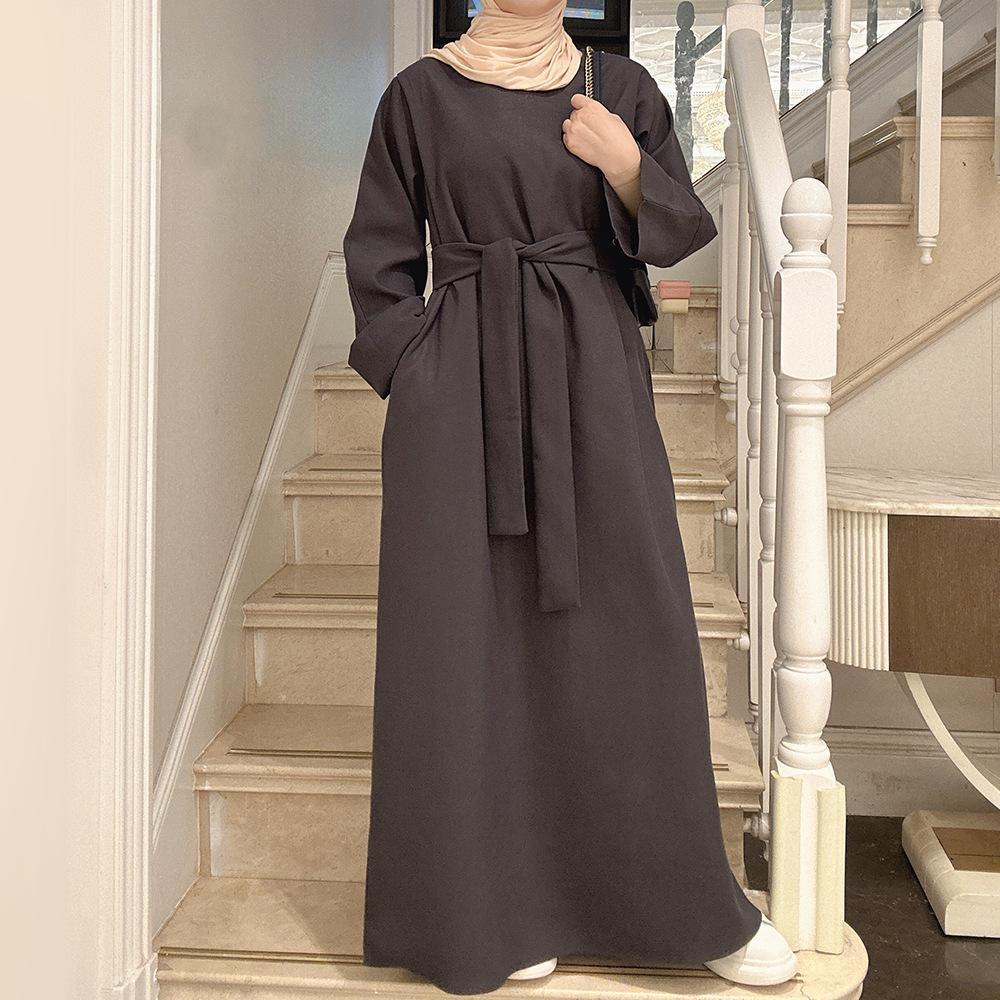Solid Color Tunic Dress