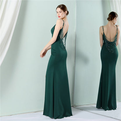Long Halter Formal Dress