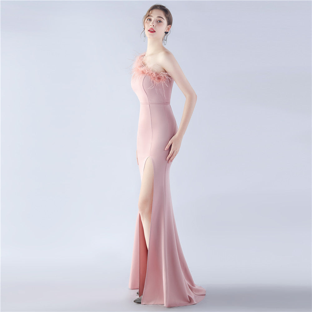 Exhibition and Wedding Evening Formal Gown