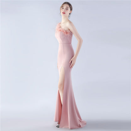 Exhibition and Wedding Evening Formal Gown