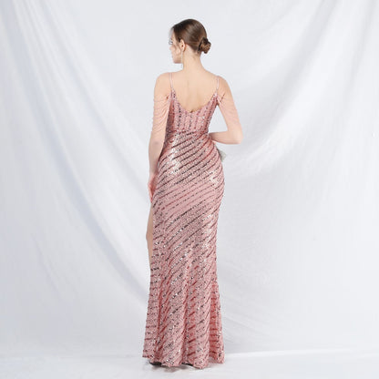 Long Halter Formal Dress