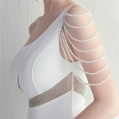 One Shoulder Long Formal Dress
