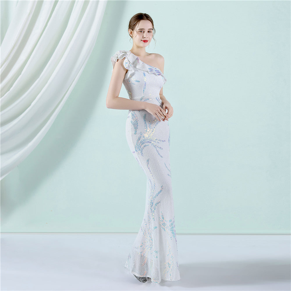 One Shoulder Formal Dress