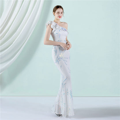 One Shoulder Formal Dress