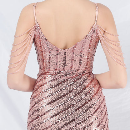 Long Halter Formal Dress