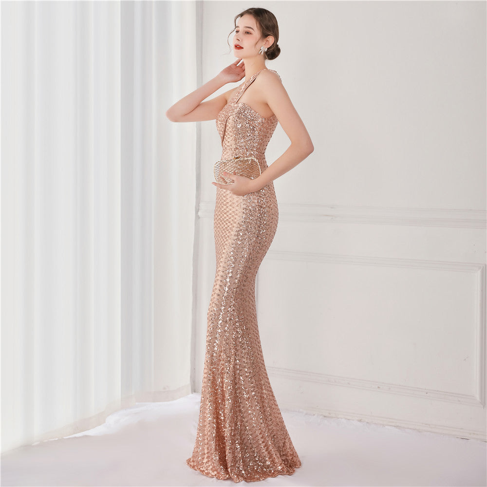 Sequin Long Formal Dress