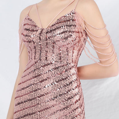 Long Halter Formal Dress