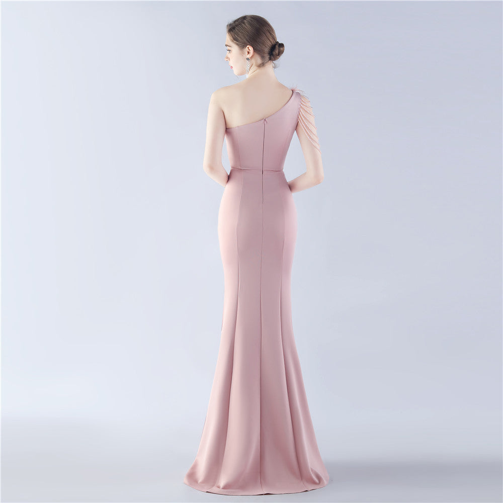 Exhibition and Wedding Evening Formal Gown