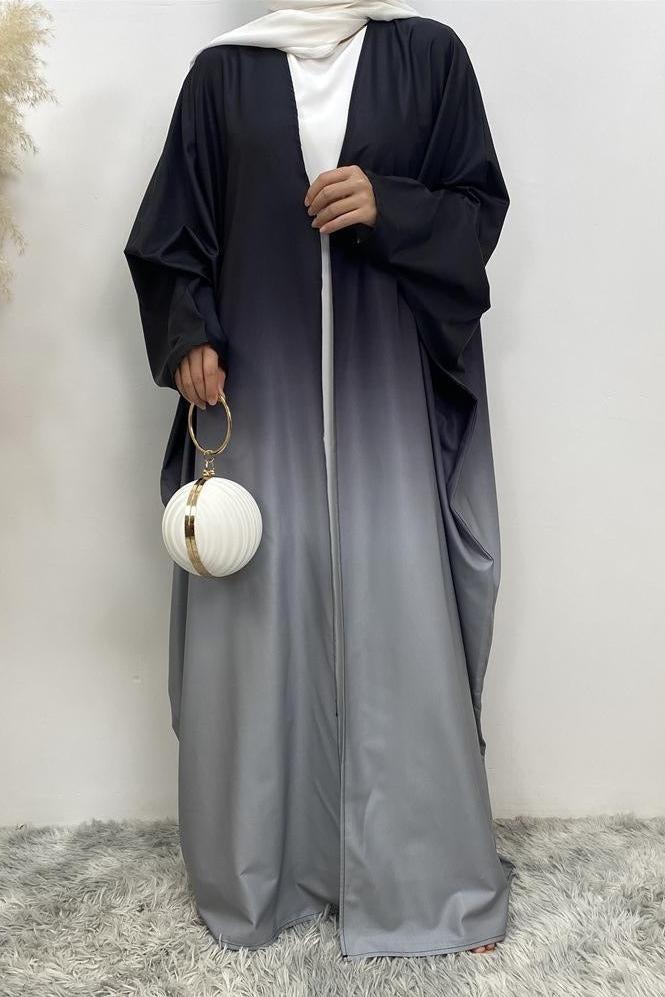 Loose Gradient Cardigan Abaya