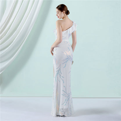 One Shoulder Formal Dress