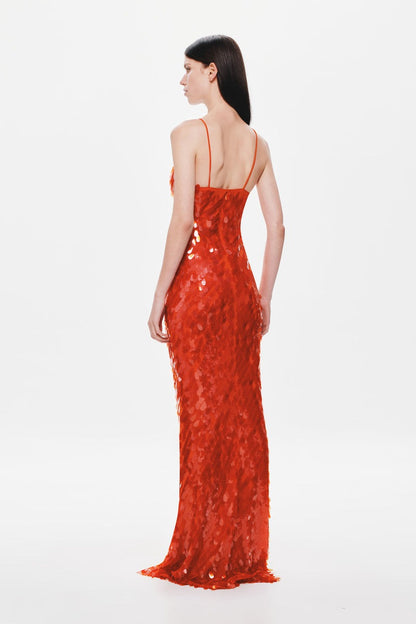 Misha Sapphire Sequin Maxi