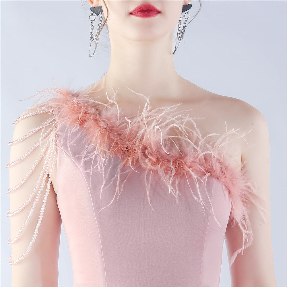 Exhibition and Wedding Evening Formal Gown