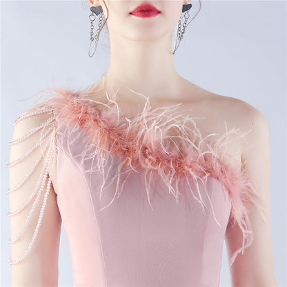 Exhibition and Wedding Evening Formal Gown