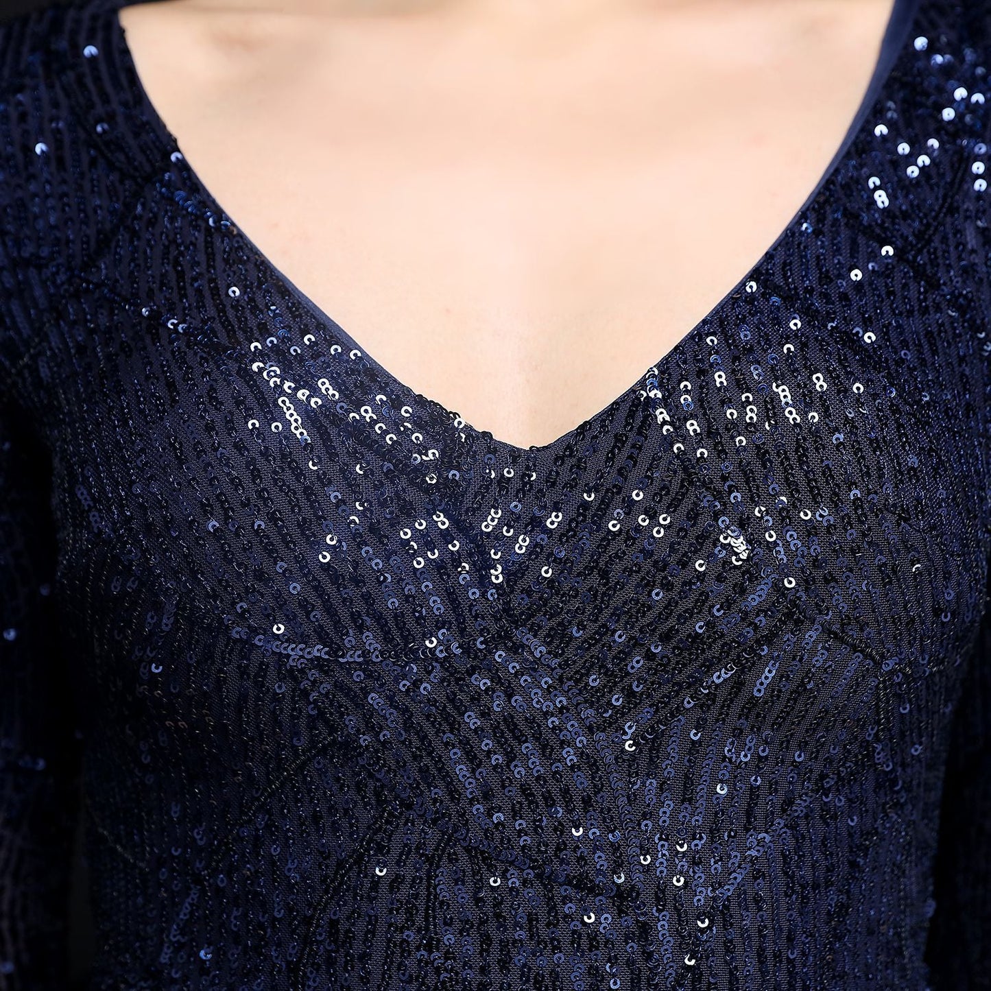 Sequin Long Formal Gown