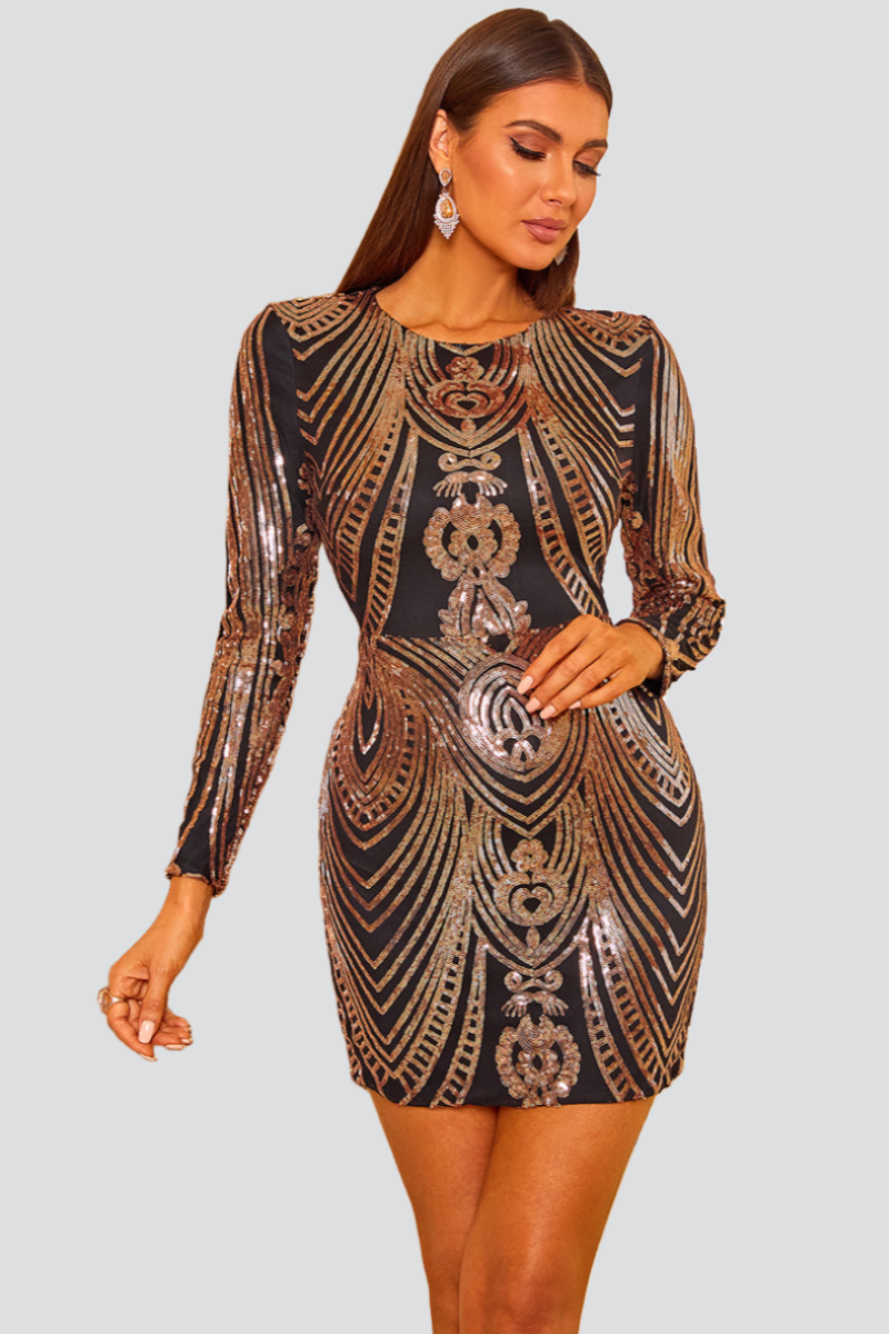 Retro Mini Homecoming Dress
