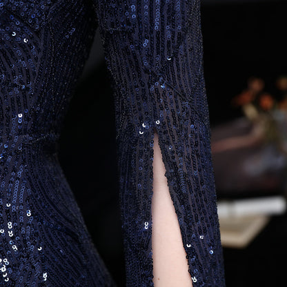 Sequin Long Formal Gown