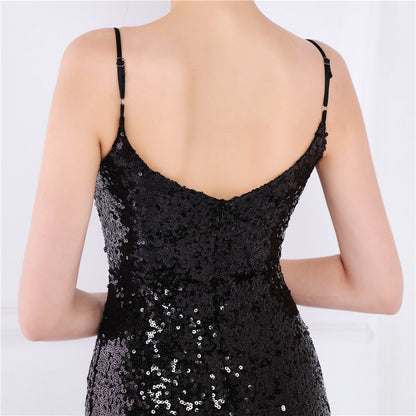 Beaded Position Flower Formal Dress