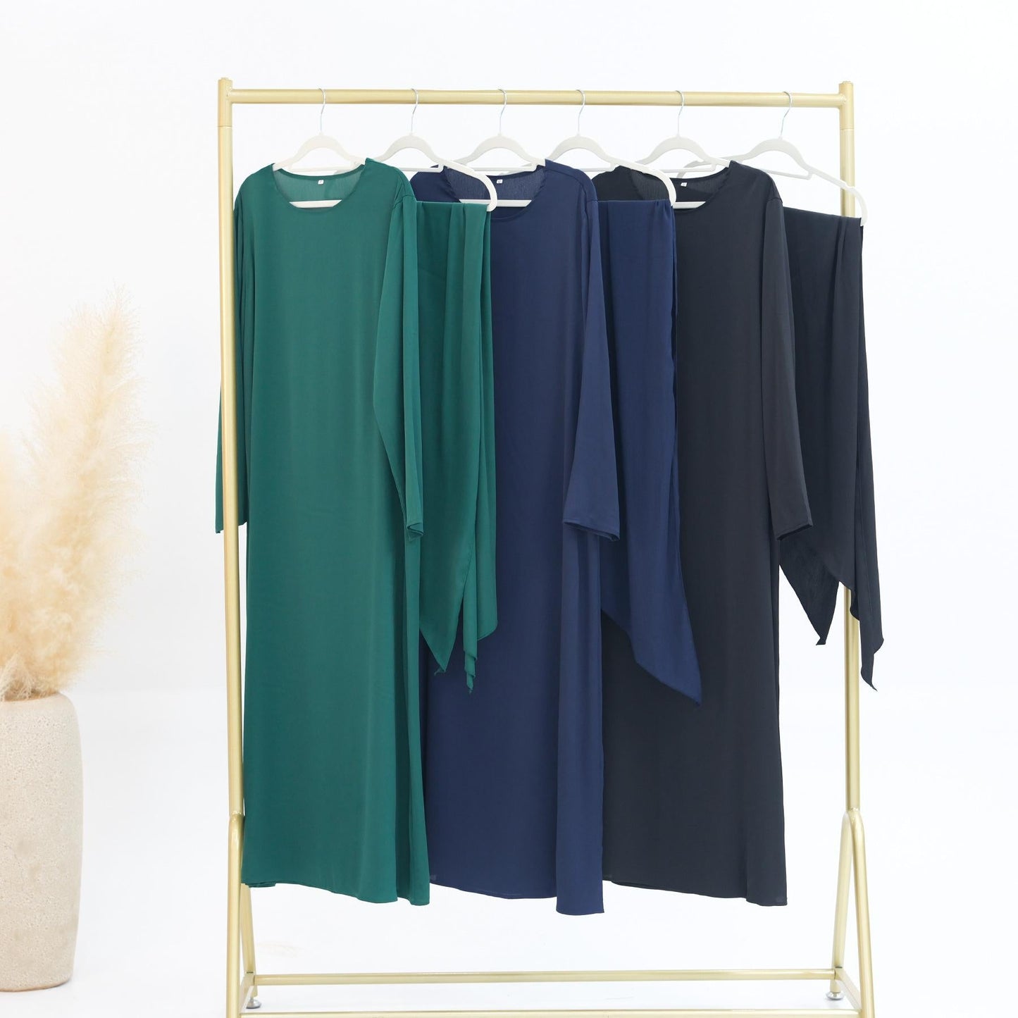 Set 3 pezzi Cardigan in raso + abito interno + cintura speciale