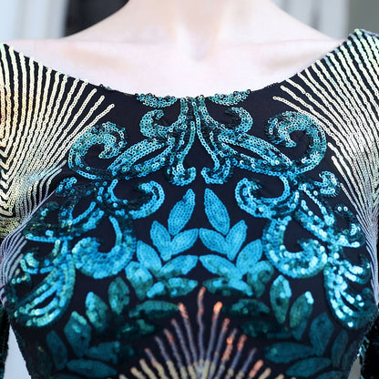 Long Sequin Formal Dress