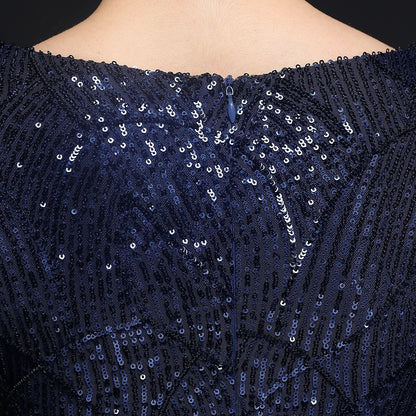 Sequin Long Formal Gown