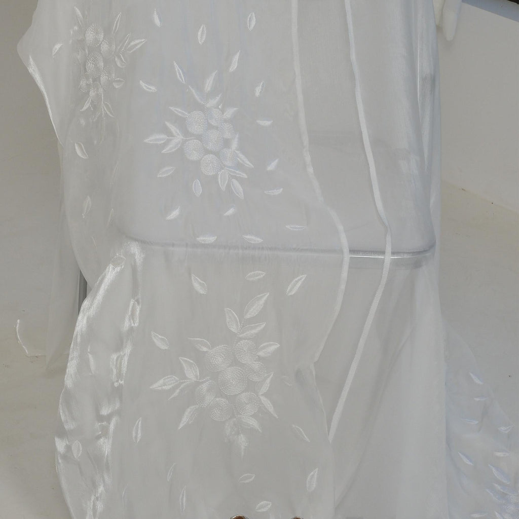 HASASERIES HS1015 1pcs Cardigan Printed Bubble Sleeves Elegant Long Skirt