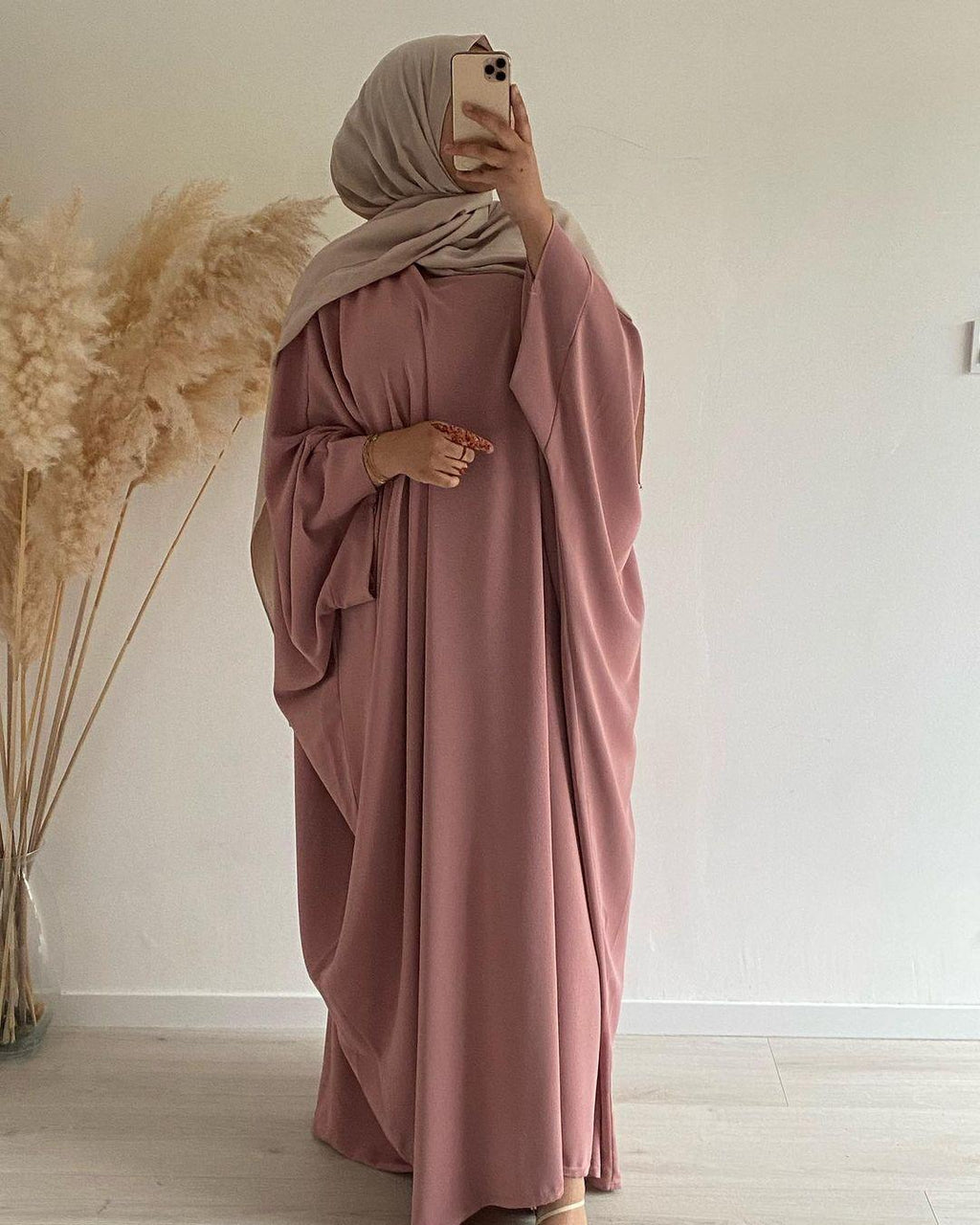 2pcs Set ROBE DRESS Hijab+ Abaya