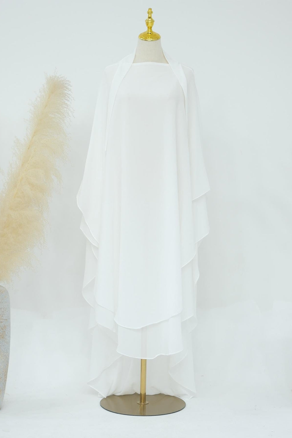 Double Layered Chiffon Large Swing Headscarf