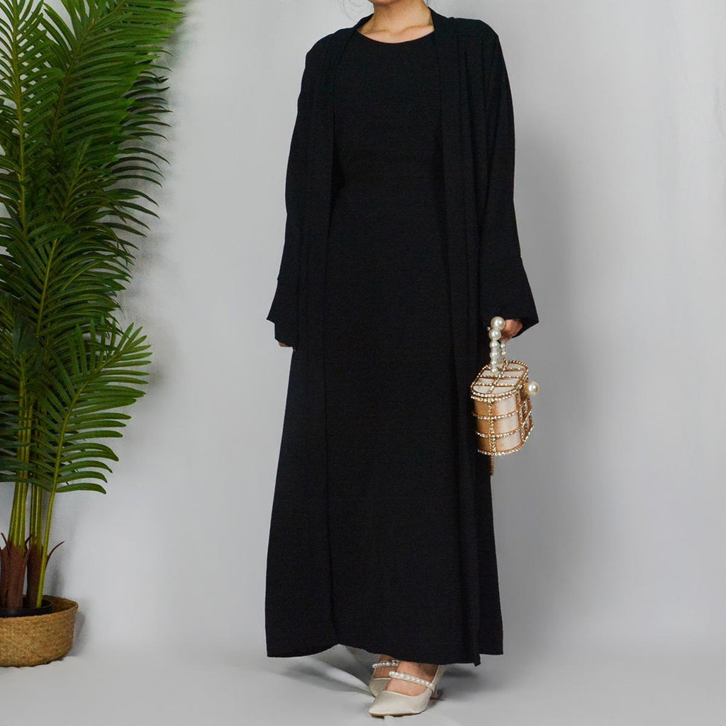 2PCS Set of Soft Robes with Lined Dresses