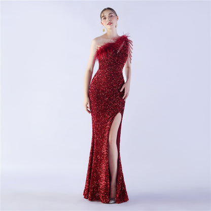 Side Split Formal Dress