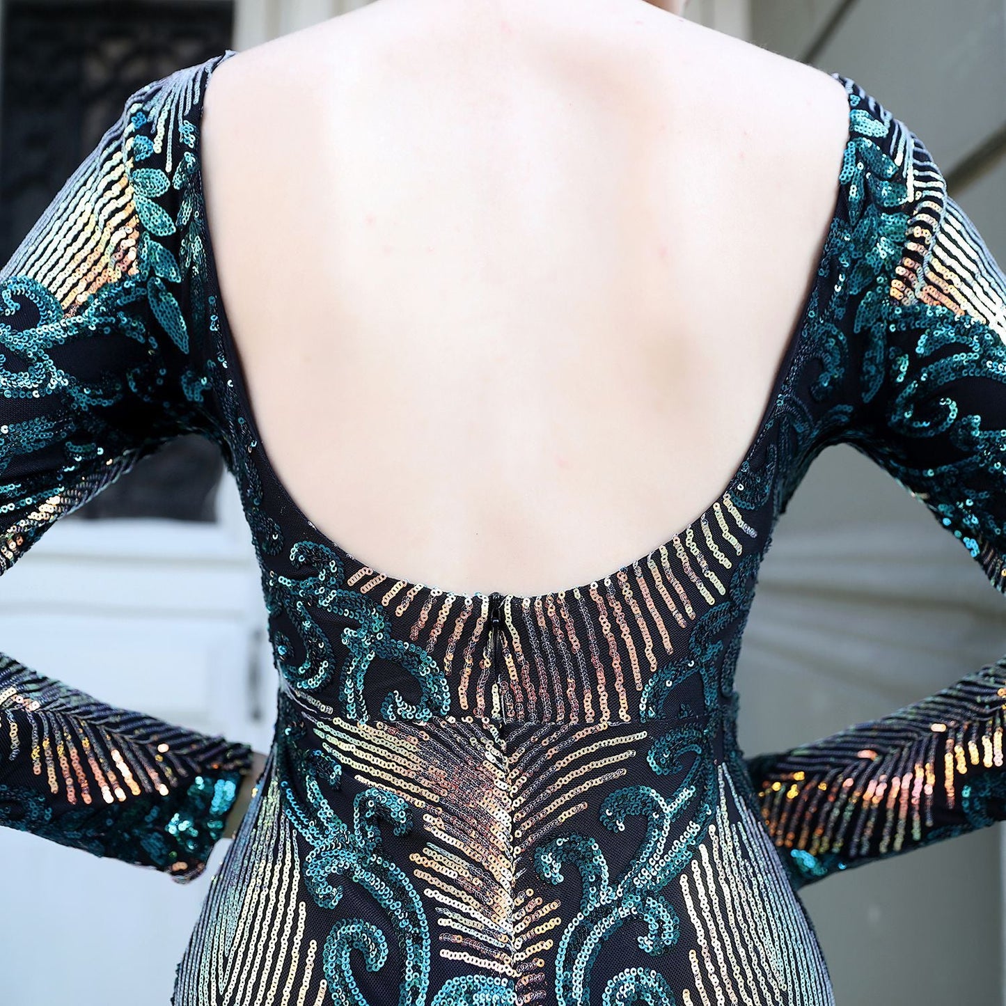 Long Sequin Formal Dress