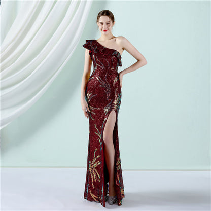 One Shoulder Formal Dress
