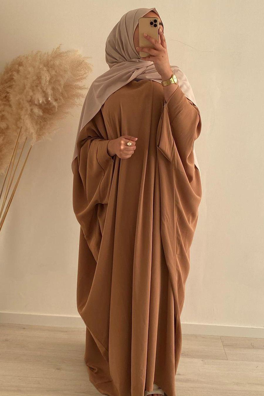 2pcs Set ROBE DRESS Hijab+ Abaya