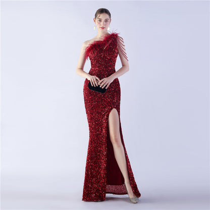 Side Split Formal Dress