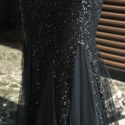Long Sequin Formal Dress