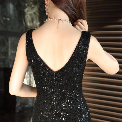 Long Sequin Formal Dress