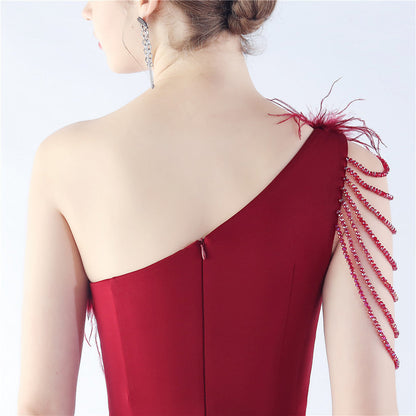 Exhibition and Wedding Evening Formal Gown