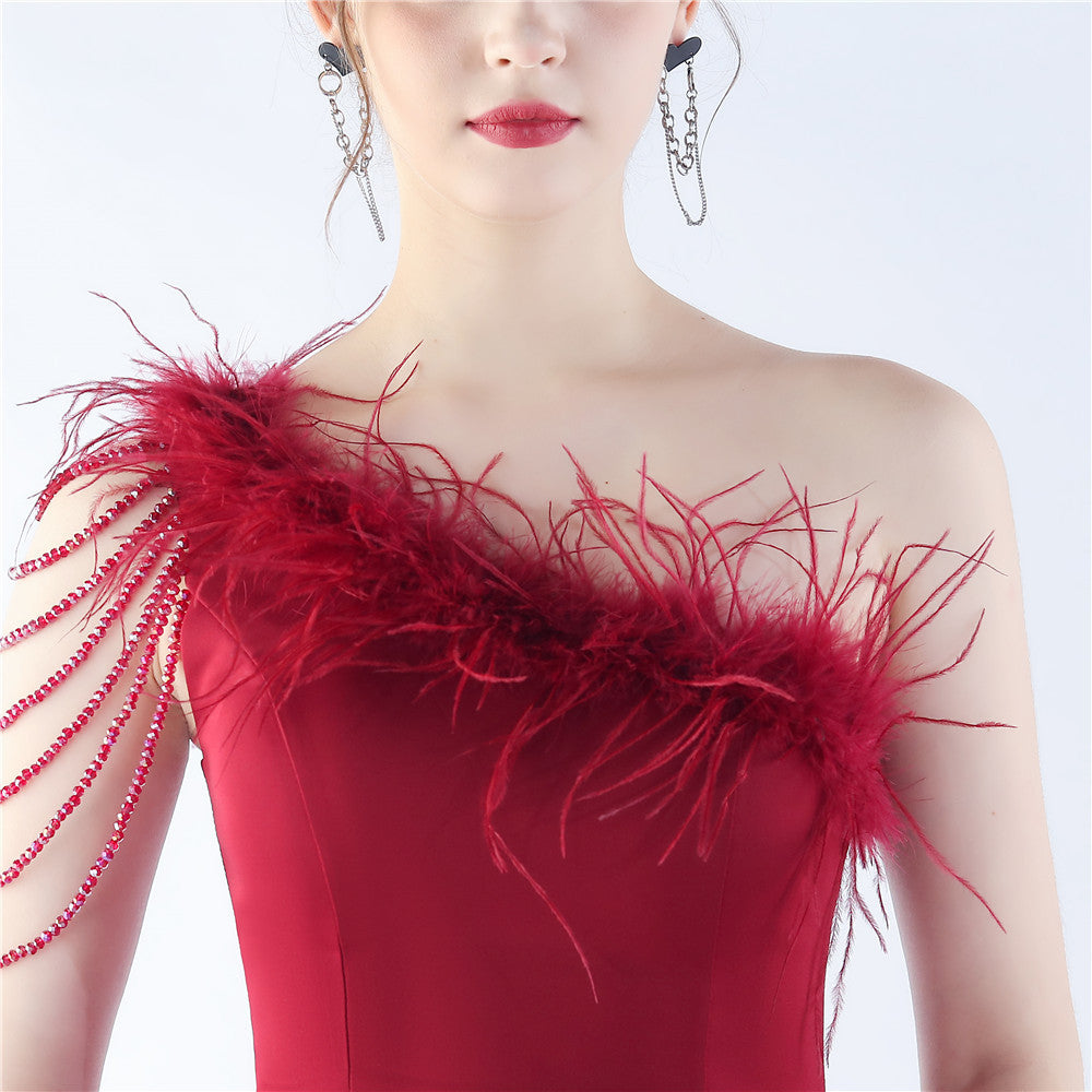 Exhibition and Wedding Evening Formal Gown