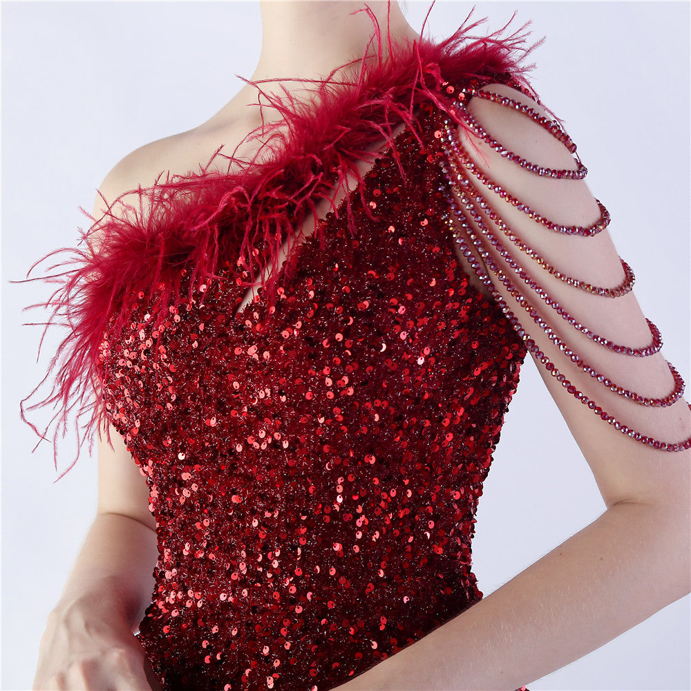 Side Split Formal Dress