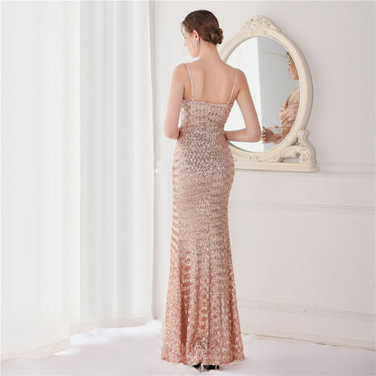 Sequin Fishtail Formal Dress