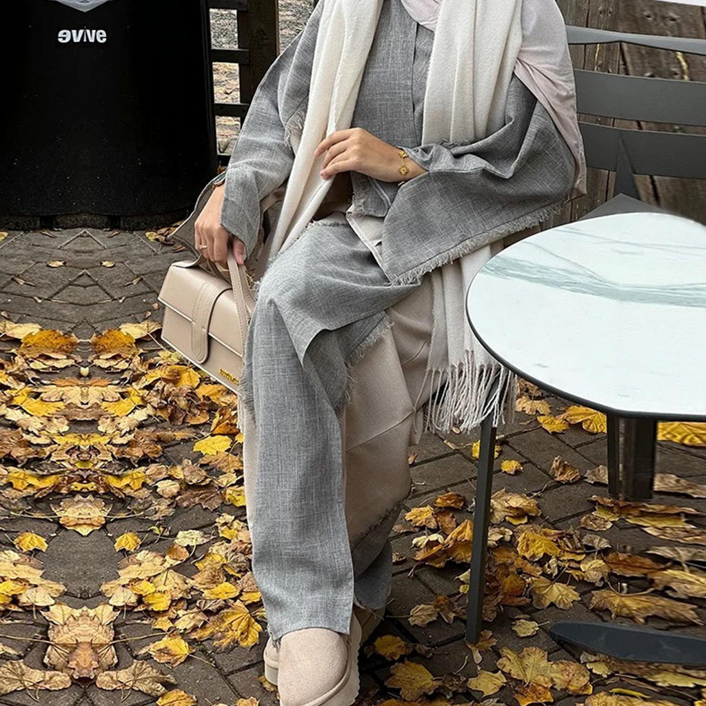 Stylish Patchwork Robe - Cardigan and Dress Style